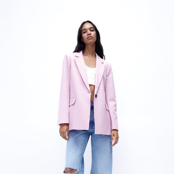 Zara Jackets & Coats Zara Longline Straight Blazer Poshmark